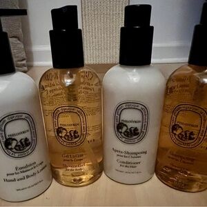 Diptyque Philosykos Shampoo Conditioner Shower Gel Lotion Cosmetic Beauty Bundle